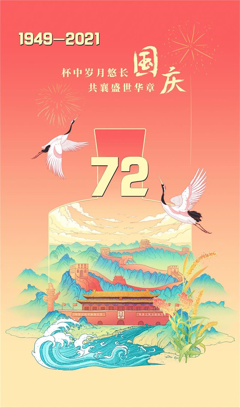 山河壮丽，岁月峥嵘，祝福我们的国家繁荣富强！